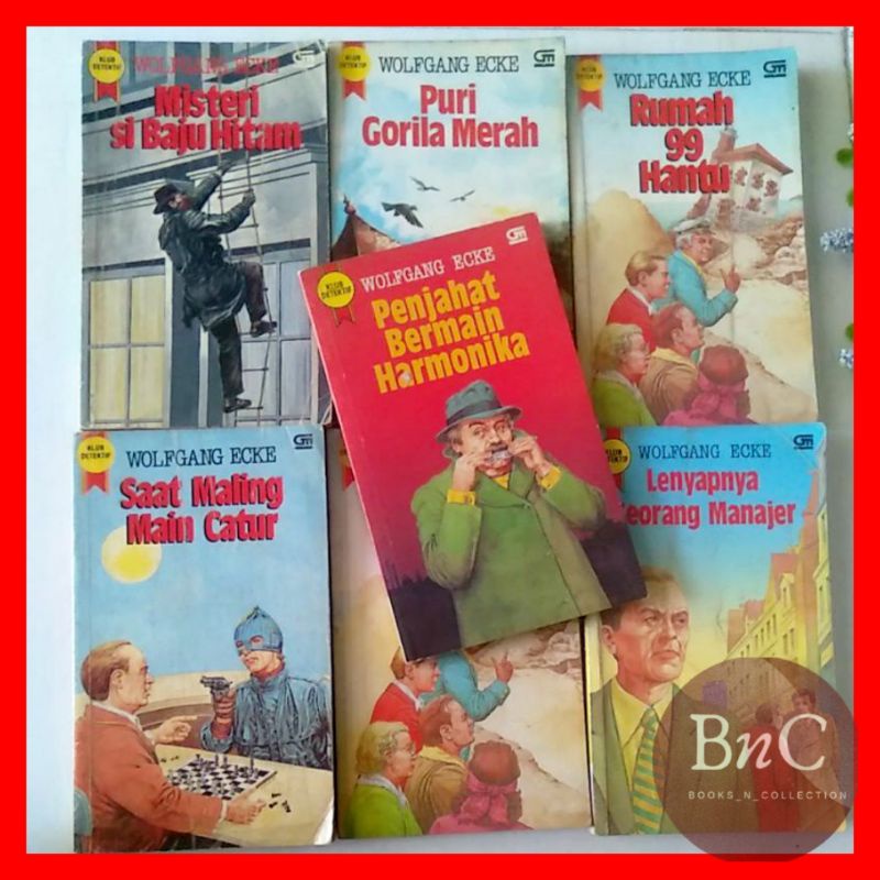 Novel klub detektif wolfgang ecke ori preloved