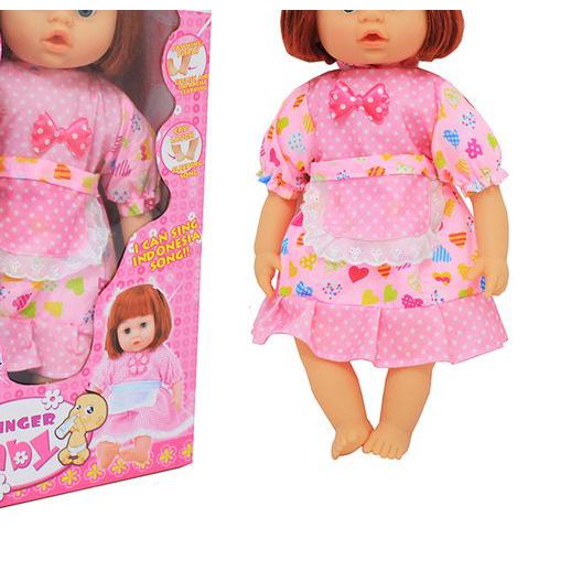 ➯ Mainan Boneka Lovely Baby Singer Doll / Boneka Bibi ◘