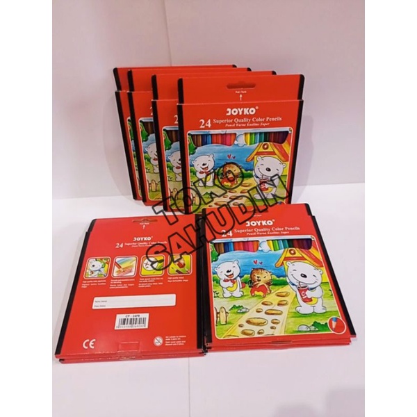 

PENSIL WARNA, JOYKO PANJANG ISI 24 WARNA / CP-24PB