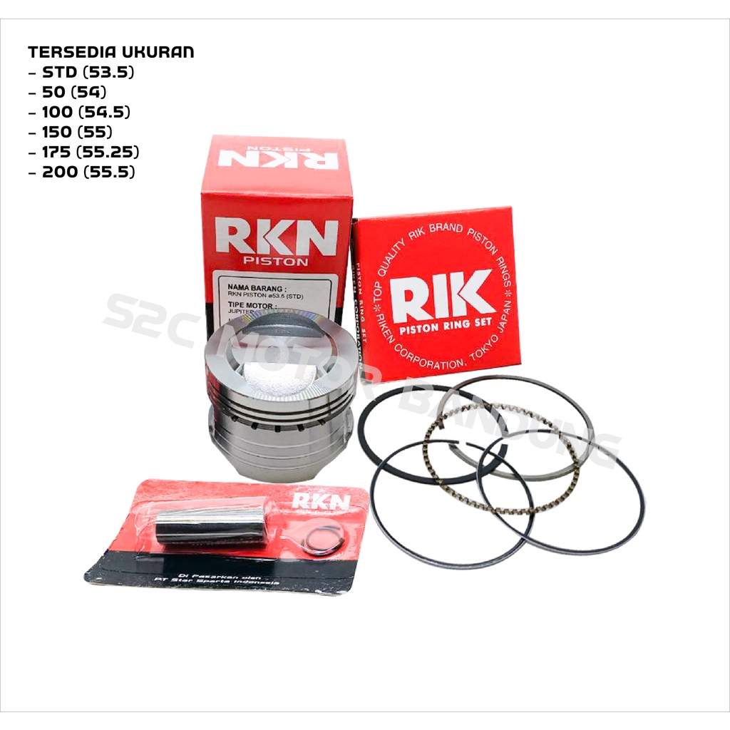 PISTON KIT JUPITER XB VEGA R NEW FIM53 FIM 53 PIN 13 53.5/54/54.5/55/55.25-6