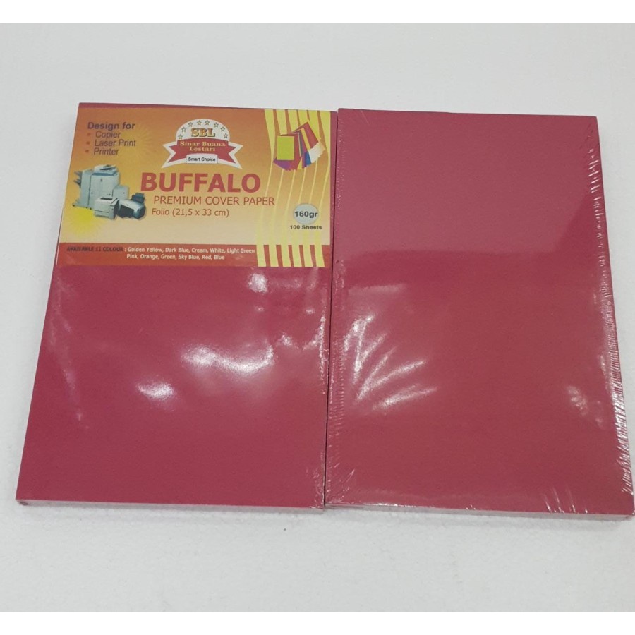 

COVER BUFFALO SBL 160gr (100 lembar) | KERTAS BUFFALO