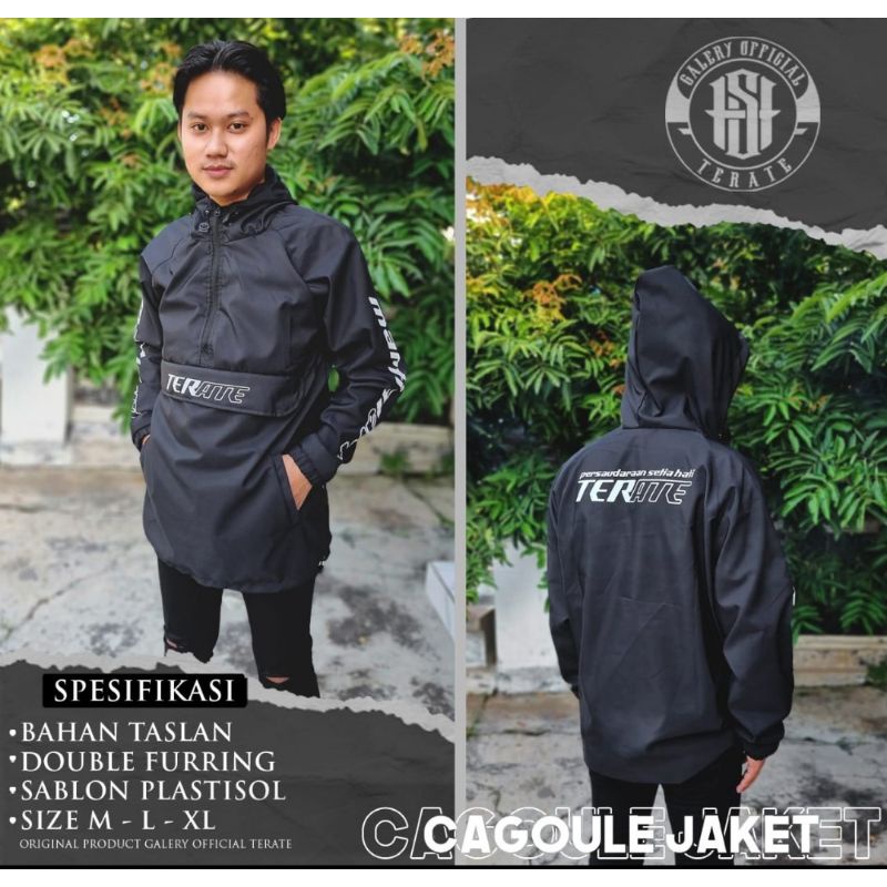 JAKET PSHT CAGOULE KUALITAS PREMIUM JAKET PSHT TERBARU JAKET DISTRO PSHT JAKET CAGOULE TERATE