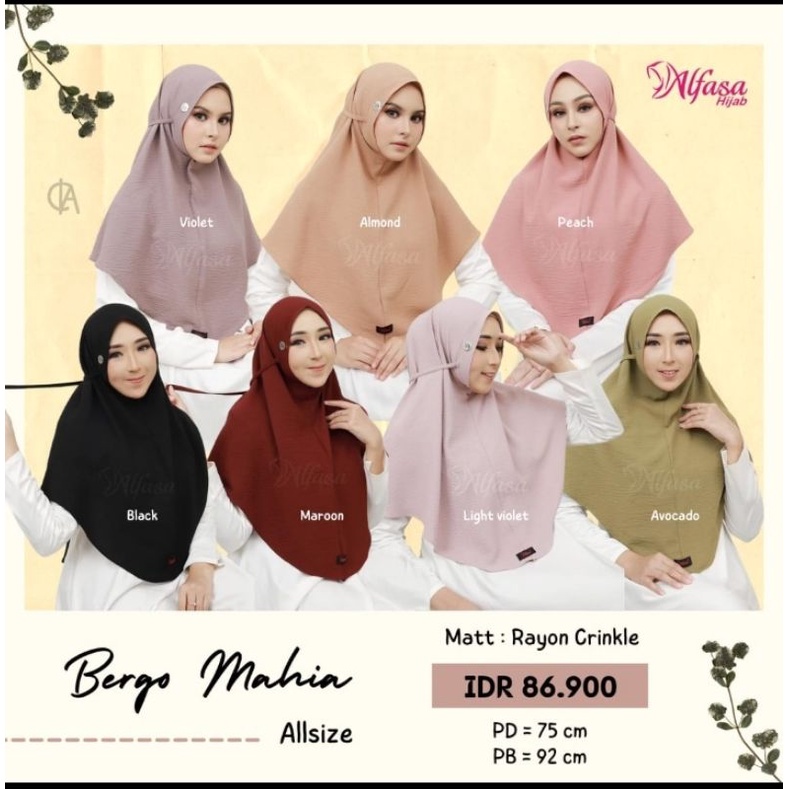 BERGO MAHIA by ALFASA HIJAB
