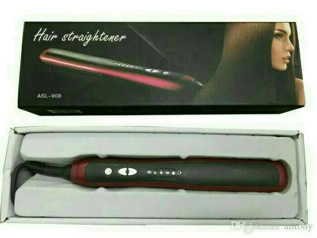 CATOKAN PENGLURUS RAMBUT COMB BRUSH HAIR STRAIGHTENER ASL-908