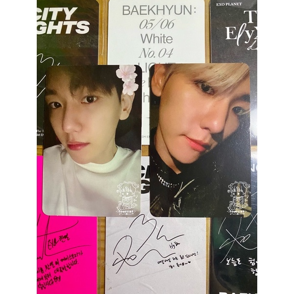 Photocard Baekhyun Delight Chemistry Obsession EXO – PC Baekhyun Kembang Delight Obsession