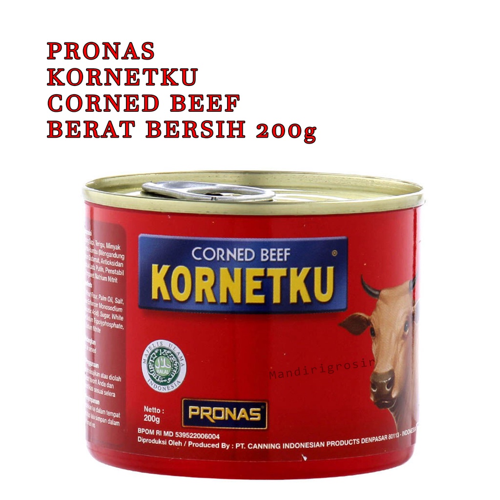 KORNET SAPI * PRONAS KORNETKU  * CORNED BEEF * 200g