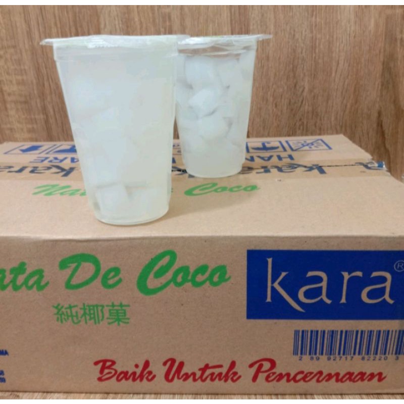 

MINUMAN NATA DE COCO / KARA SARI KELAPA LECI GELAS / MINUMAN INSTAN