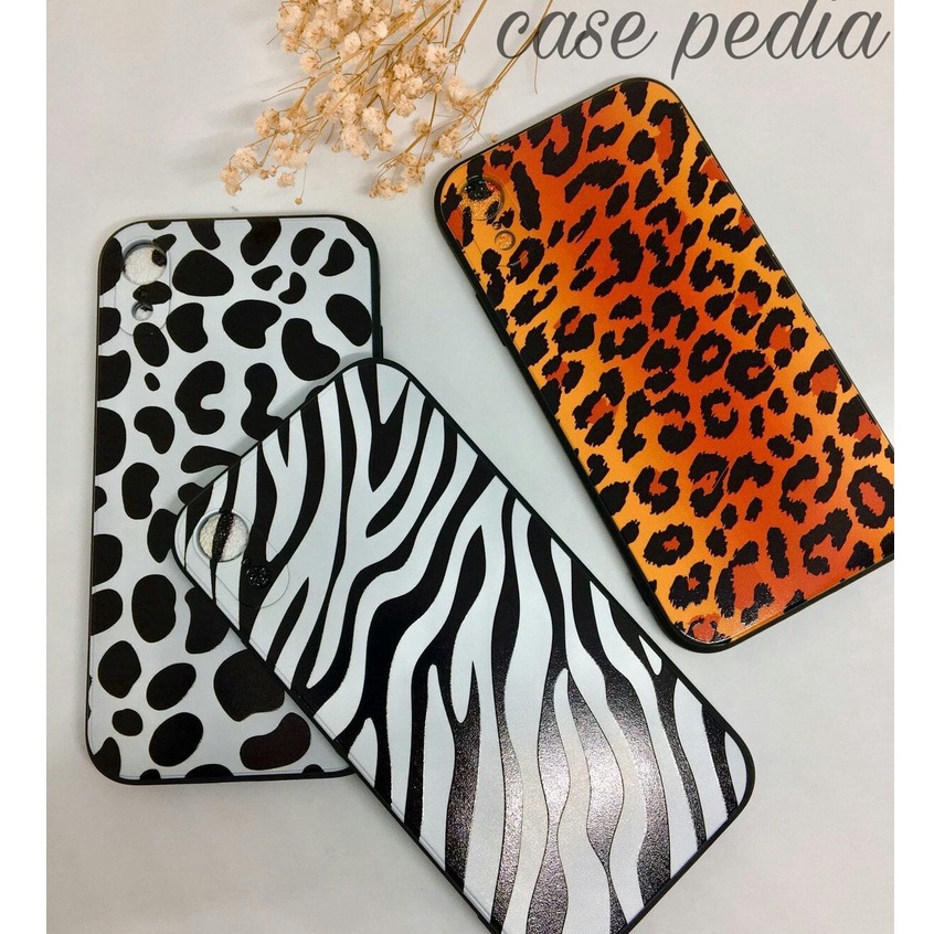 Case Casing iPhone 6 6S Plus 7 8 Plus SE 2020 XS XR XS Max 11 Pro Max Silikon Motif Leopard