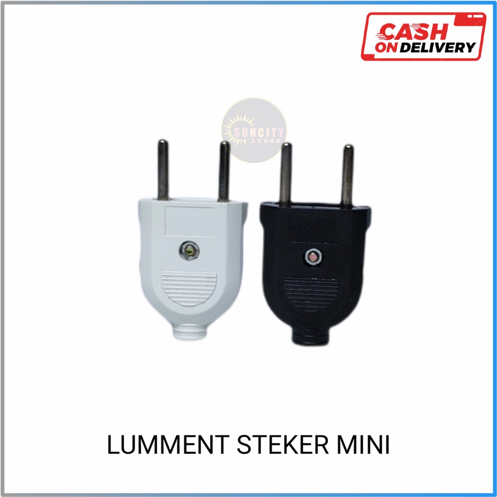 Lumment Steker Mini / Steker Gepeng - Hitam &amp; Putih