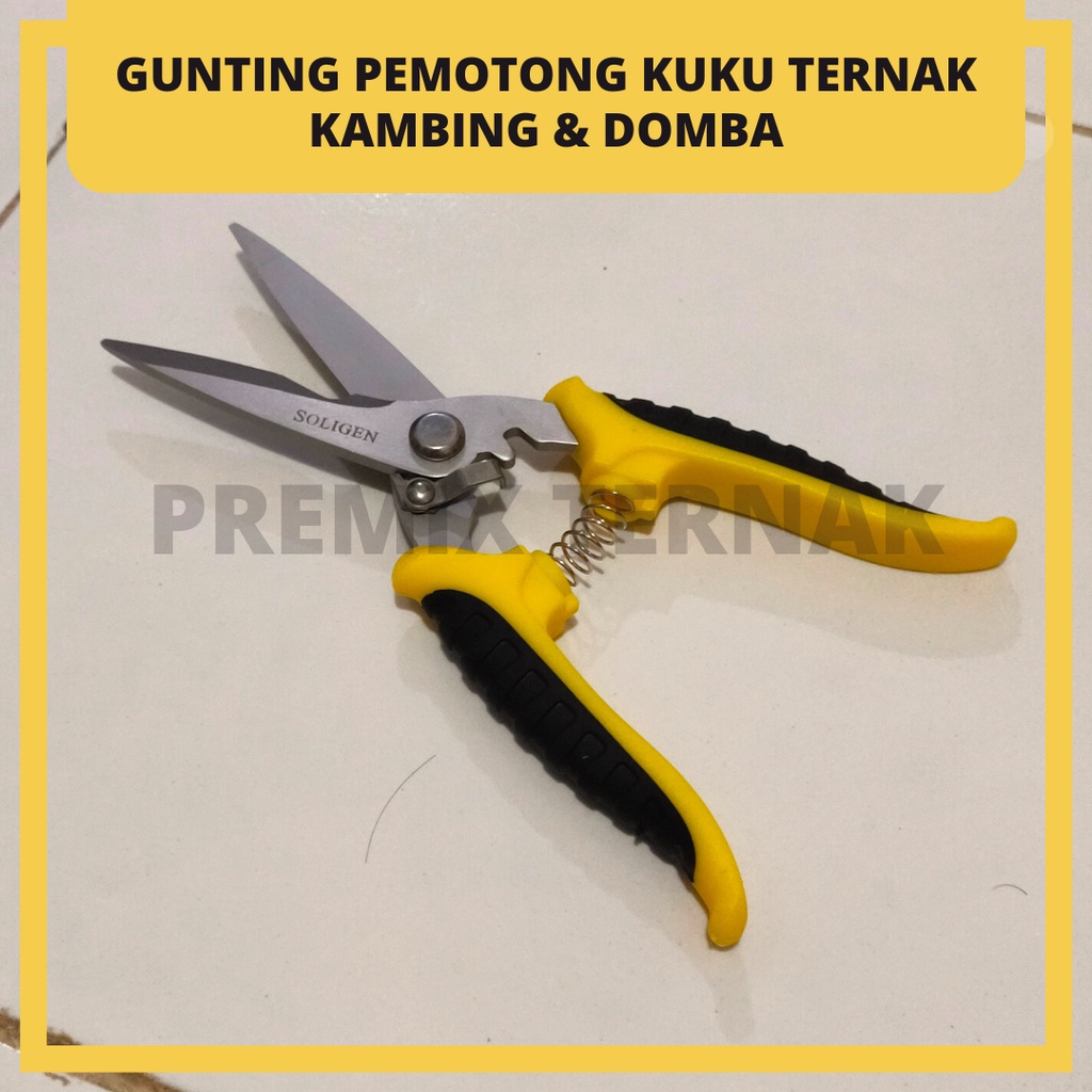 Gunting Kuku Kambing Domba KUNING - Alat Potong Kuku Domba -  Sheep Nail Clippers