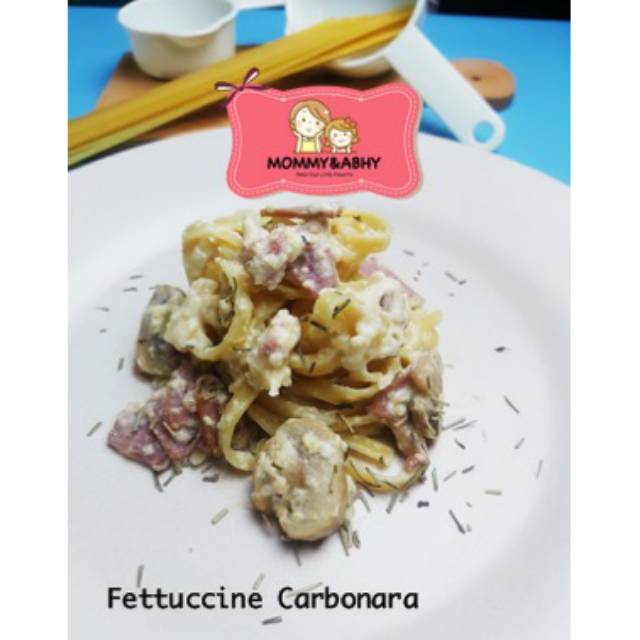 

FETTUCCINE CARBONARA | PASTA | FETUCINI CARBONARA - 1Y+