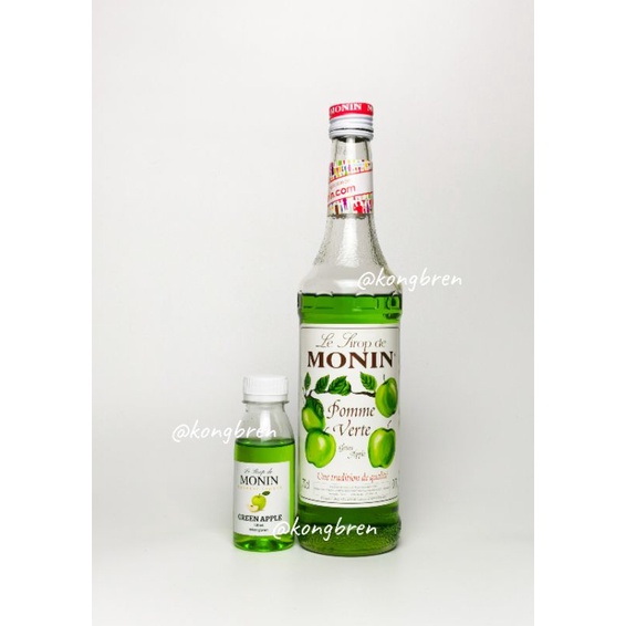 Sirup Monin Green Apple Repack 100ml - Monin Syrup Green Apple 100 ml