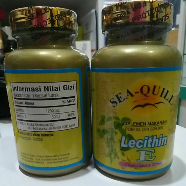 Lecithin E Sea quill isi 60 Penurun kolesterol alami