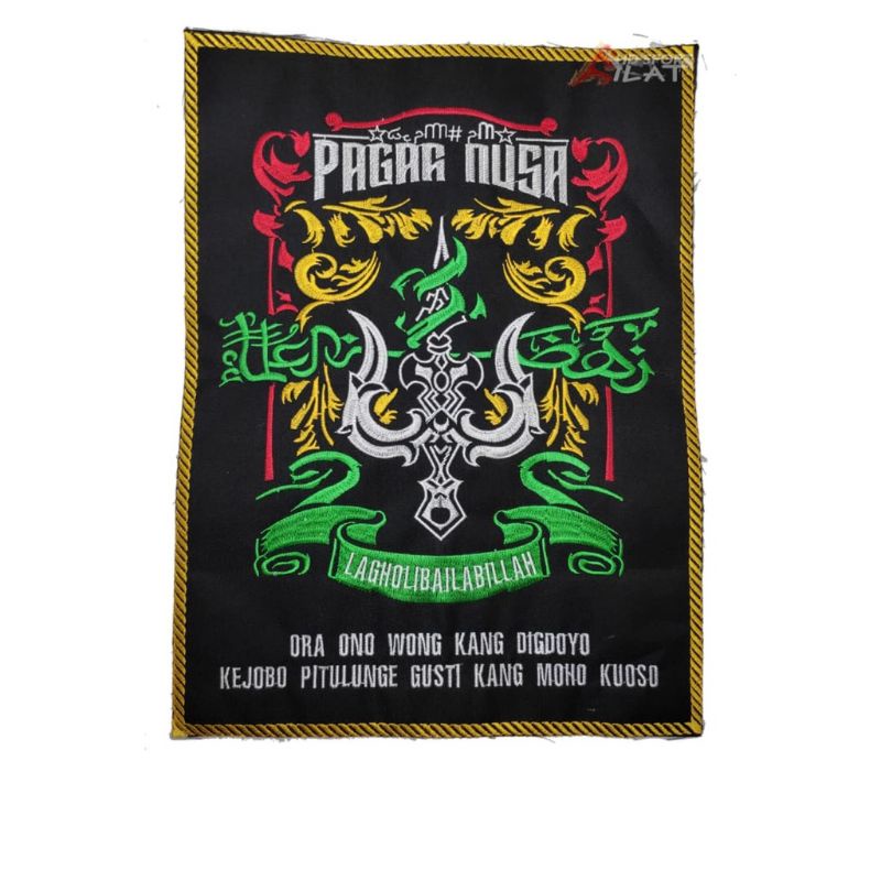 Emblem PN/Bet Punggung PN/Bet Punggung Pagar Nusa/Bet Pagar Nusa/Bet PN Bordir