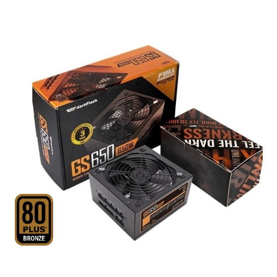 Aigo DarkFlash GS Series GS650 - 650W 80+ Bronze Full Modular