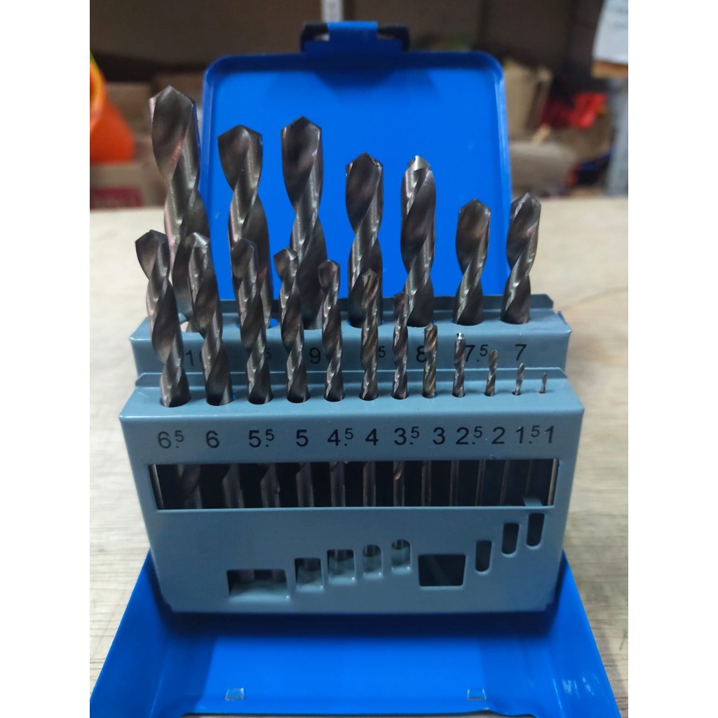 MATA BOR BESI SET 25 PC DRILL BIT BENZ MURAH