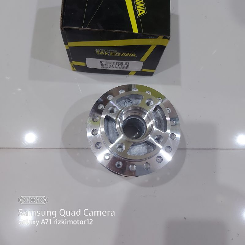 TROMOL DEPAN TAKEGAWA SATRIA FU DISC PAKAI SUZUKI DATAR CROM POLIS