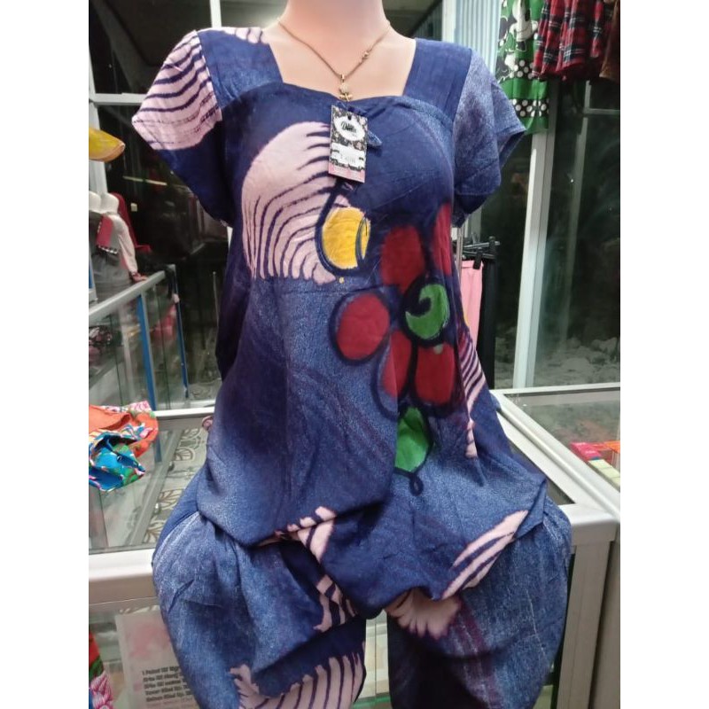 setelan daster celana pendek