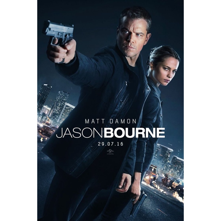 DVD The Bourne 5 Jason Bourne (2016)