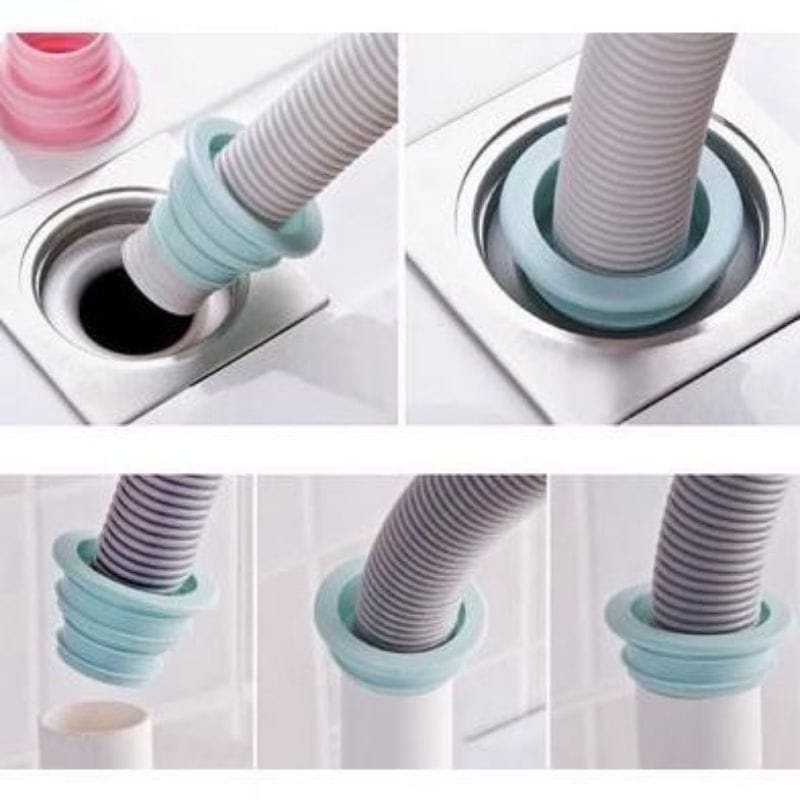 (HK_88)Seal Ring Selang Dapur Mesin Cuci ke Floor Drain Lobang Air Pembuangan Super