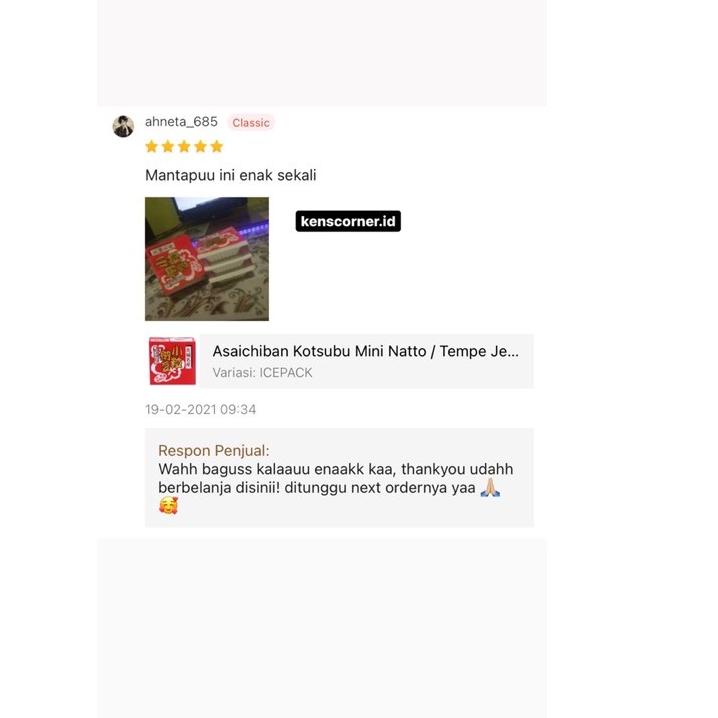 

➨6h Best✹➨ Asaichiban Kotsubu Mini Natto / Okame Natto Goku Kotsubu / Tempe Jepang Natto Q95