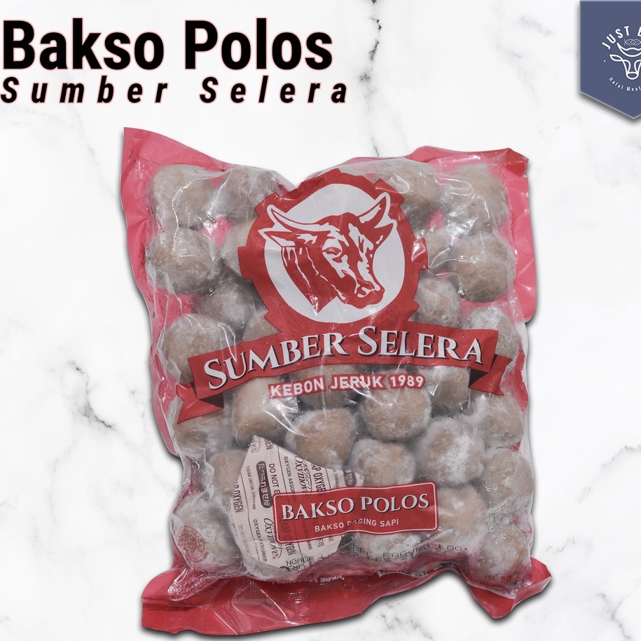 Jual Bakso Sapi Sumber Selera Sb Bakso Sapi Polos 50pcs Shopee