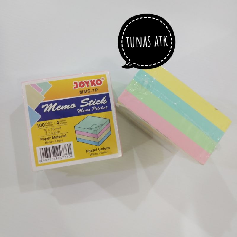 

JOYKO MEMO STICK MMS-1P PASTEL COLORS