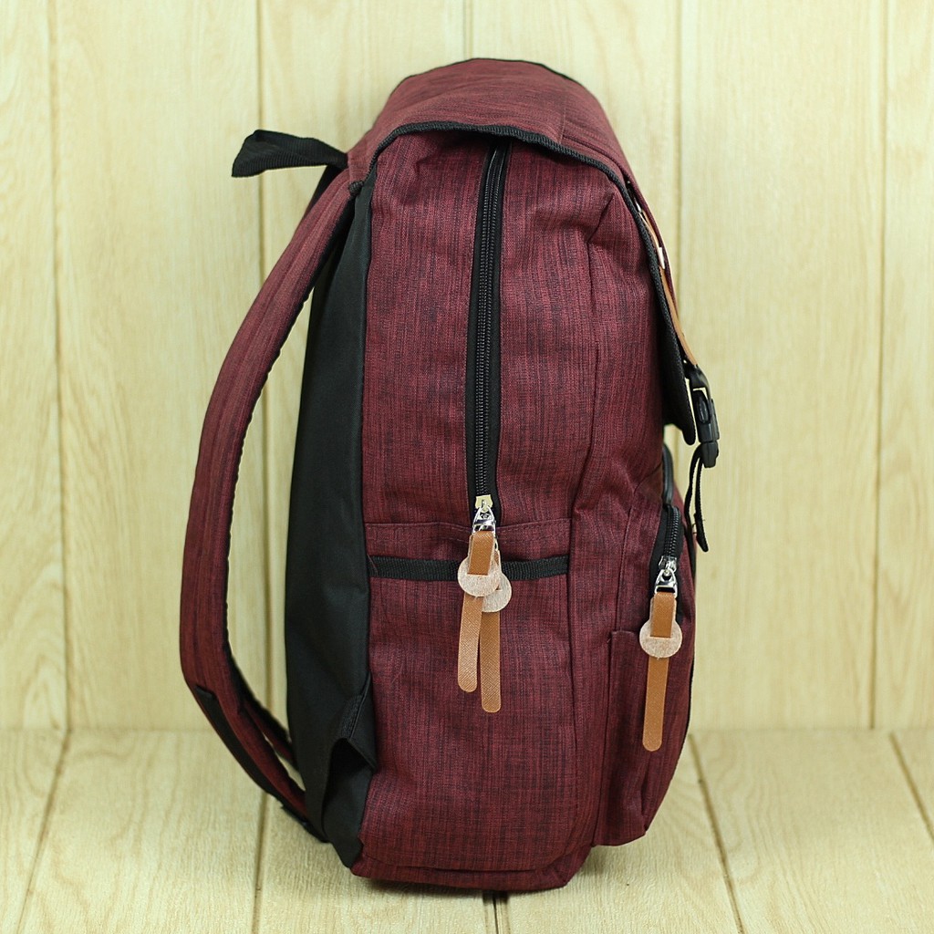 Back Pack Cowok Cewek Anello Tancepan Merah Model Distro Kekinian Kece Terbaru Berkualitas