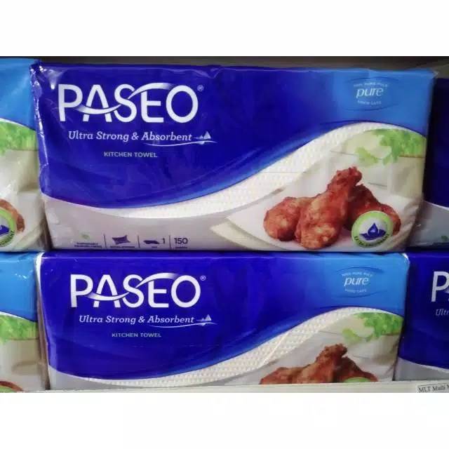 PASEO INTERFOLD 150’S KITCHEN TOWEL || tisu tissu tissue serap minyak dapur gorengan murah