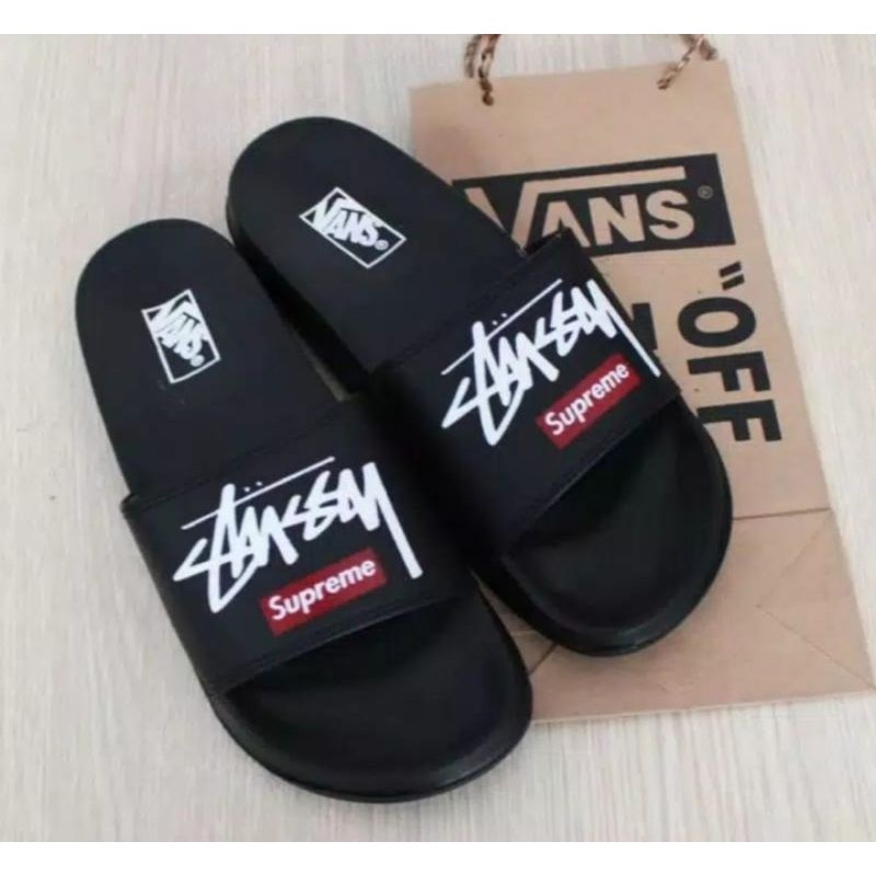 Sandal Slide Champion Pria Wanita Sandal Slop Cowo Cewe Sendal Slop Sandal Karet Selop Pria Wanita