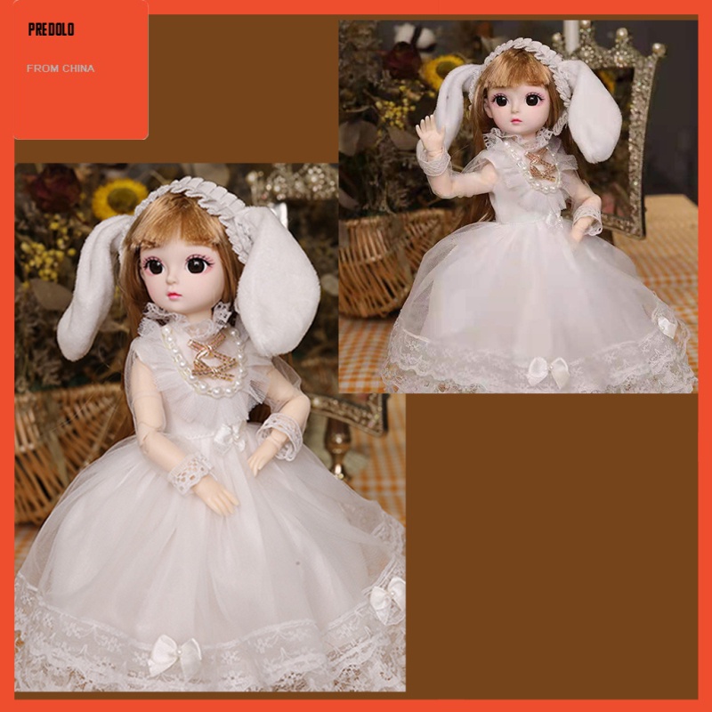 [In Stock] 12&quot; Doll Toy Movable Joints Fashionable Dress Up Dolls Toy for Girls