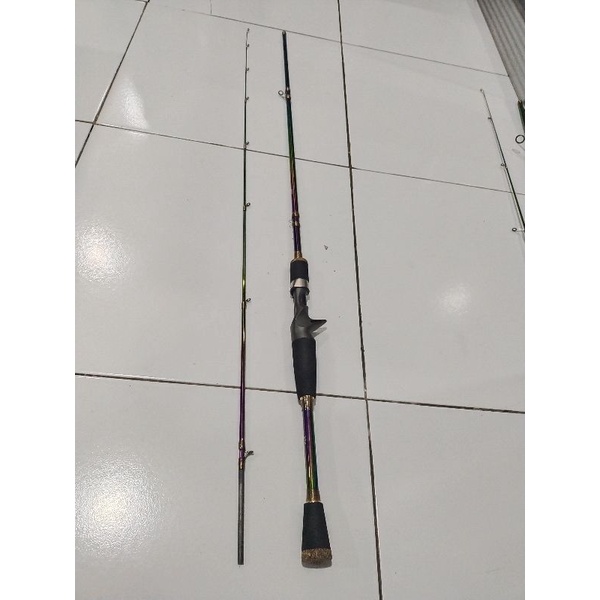 joran baitcasting mimix centauri 180cm warna bunglon karbon solid