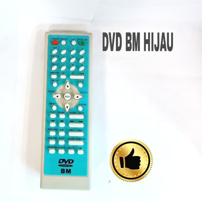 REMOTE DVD BM HIJAU