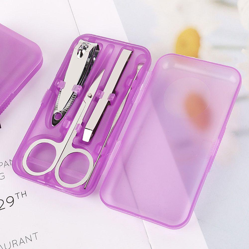 Preva 4Pcs/Set Gunting Kuku Perawatan Jari Panas Stainless Steel Pedicure