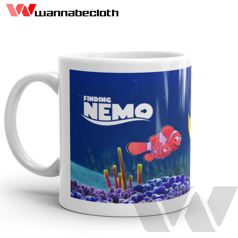 Gelas Nemo Mug Nemo Gelas Anak Mug Anak Mug Custom Kado Gift Hadiah Souvenir Mug Finding Nemo v3