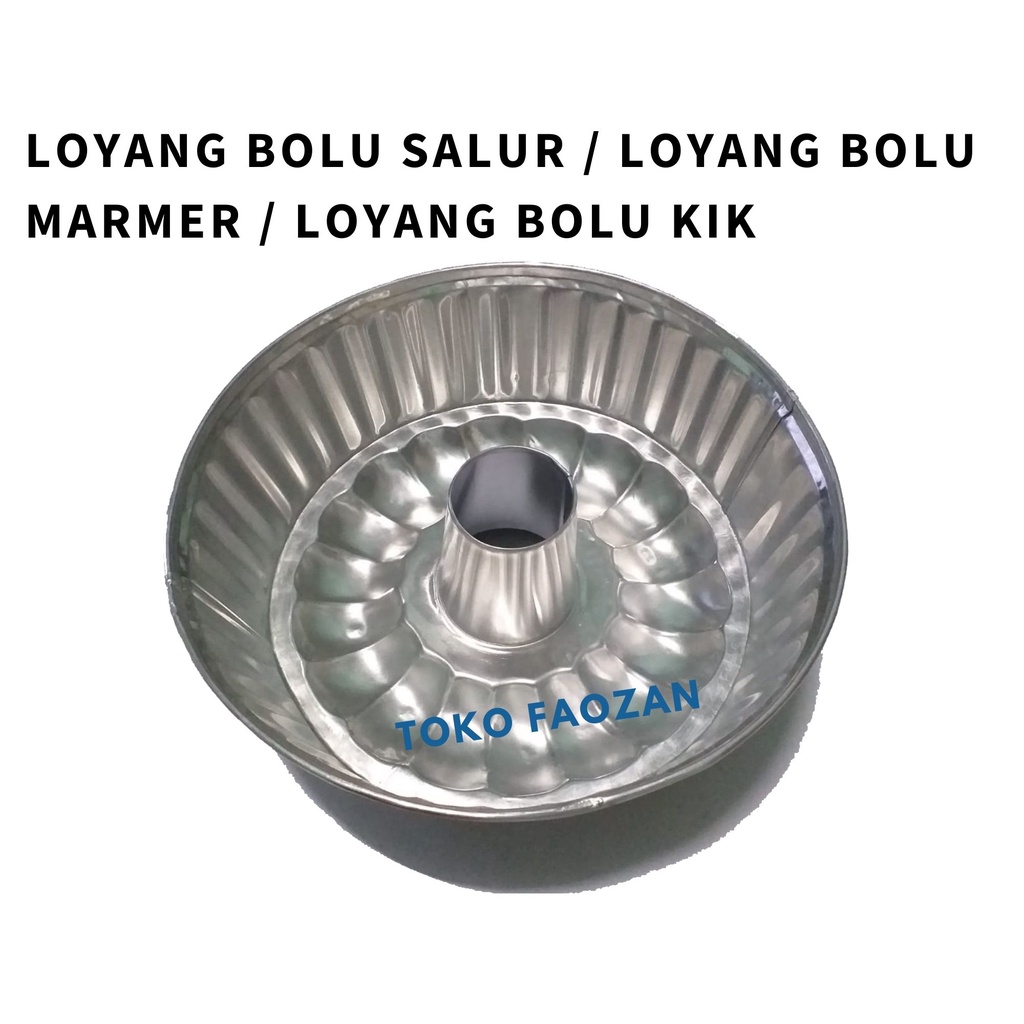 Loyang Bolu Salur / Loyang Bolu Marmer / Loyang Bolu Kik 22, 24, 26