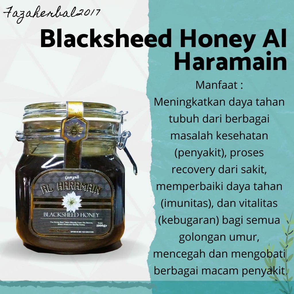 Blacksheed Honey Madu Hitam Manis Murni 1 kg