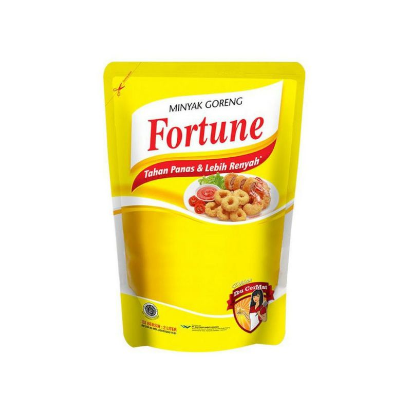 

FORTUNE COOKING OIL / MINYAK GORENG REFFILE / ISI ULANG 2000ML / 2L