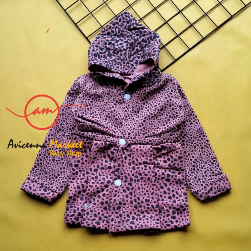 Jaket mantel bayi lucu model rempel 3-12 bulan