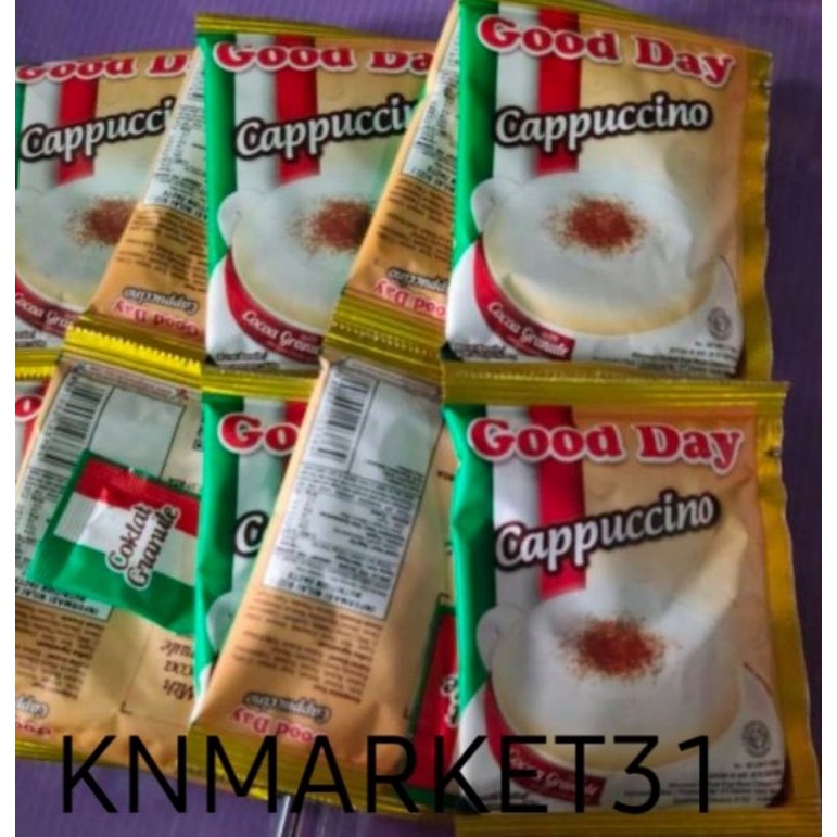 

GOOD DAY CAPPUCINO (10 SACHET/RENCENG)