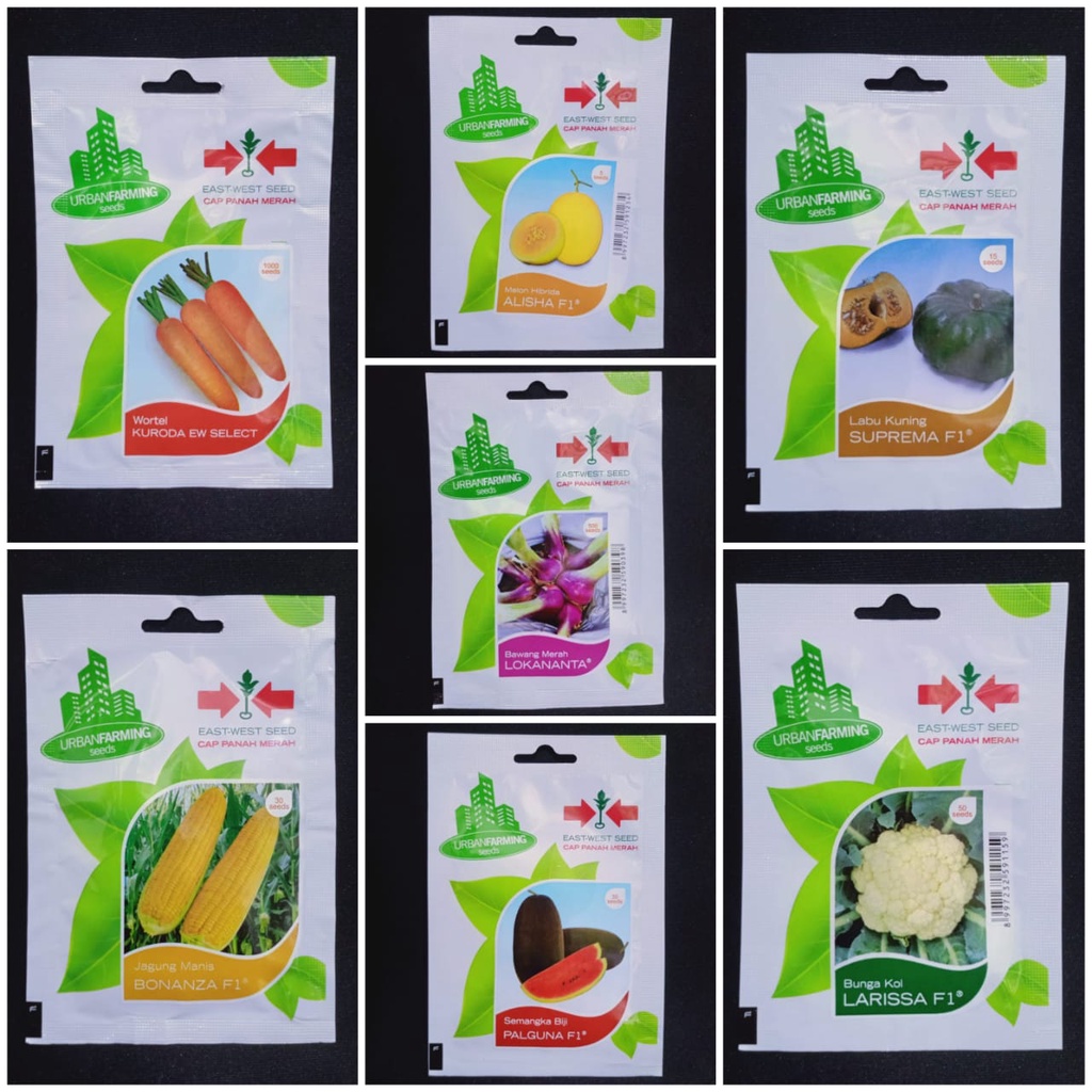 benih sayur dan buah - ANEKA SAYUR BUAH UF - benih melon - benih labu - benih semangka