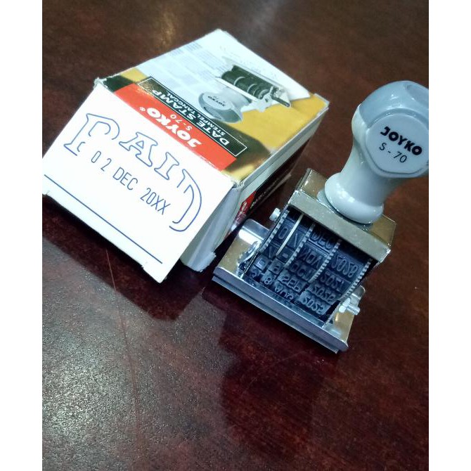 

STEMPEL TANGGAL PAID /DATE STAMP JOYKO PALING MURAH