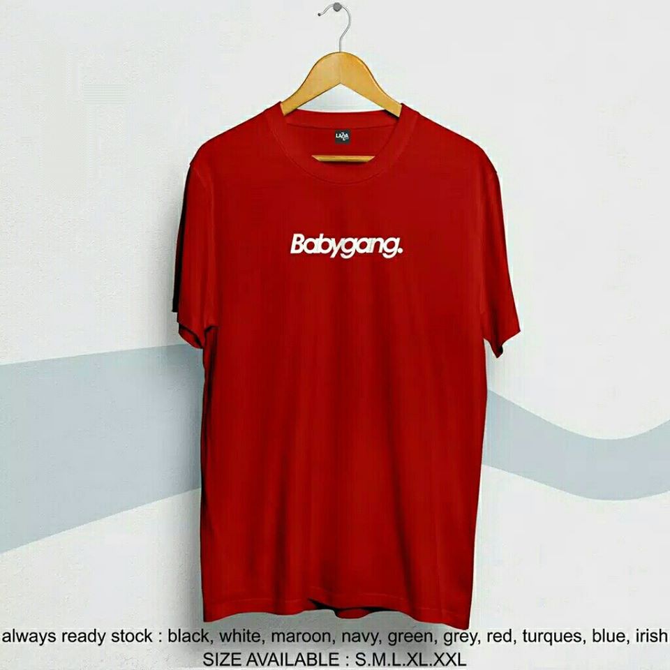 kaos distro babygang premium / kaos baju babygang