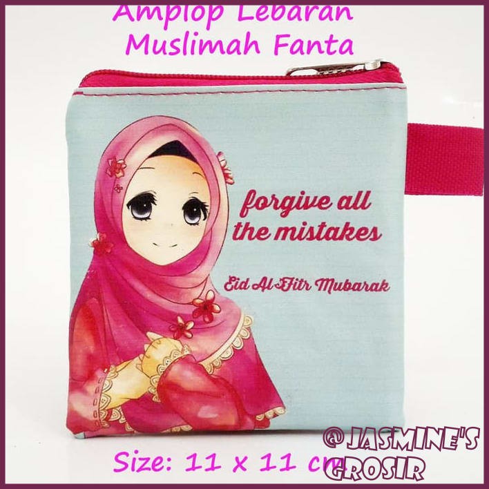 

Amplop Lebaran Muslimah Fanta Angpao Hari Raya Dompet Anak Murah Lucu