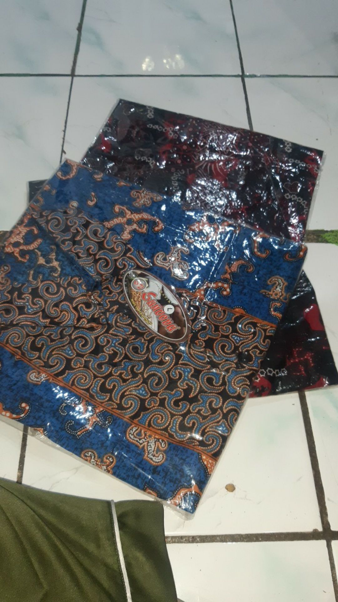 Bswart Batik Hrb026 Kenongo Hem Pendek Padi Pekalongan M L Xl Batik Pria Murah Modern Grosir