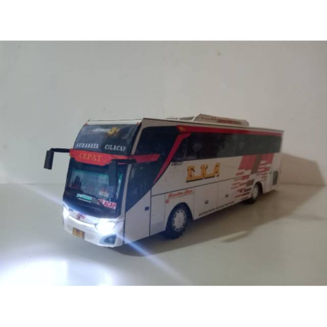 Miniatur bis eka jet bus 3 lampu