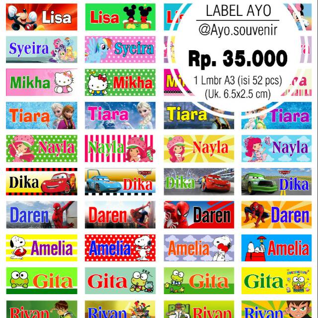 

Stiker Nama