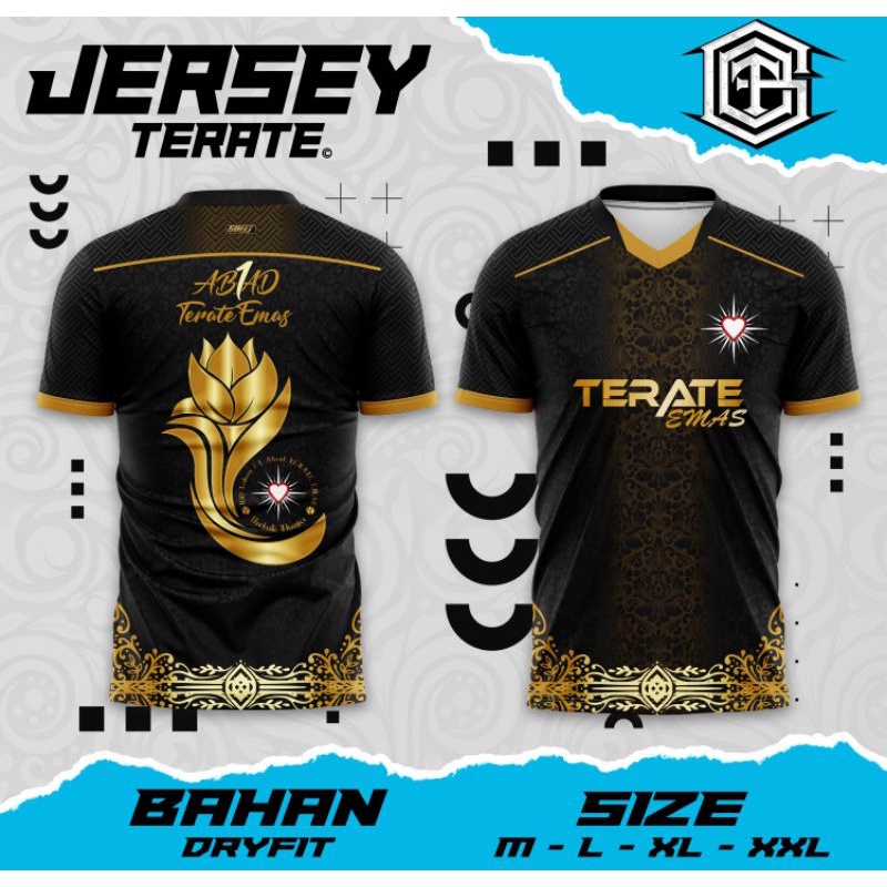 JERSEY PSHT TERATE EMAS BAHAN DRYFIT