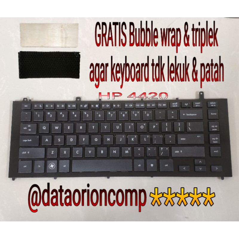 Keyboard laptop hp probook 4420s 4421s 4425s 4426s series hitam