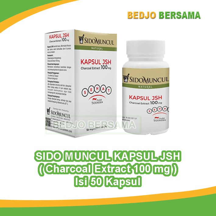 Sido Muncul Kapsul JSH - Charcoal Extract 100 mg